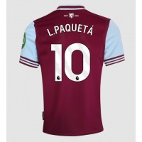 Fotballdrakt Herre West Ham United Lucas Paqueta #10 Hjemmedrakt 2024-25 Kortermet